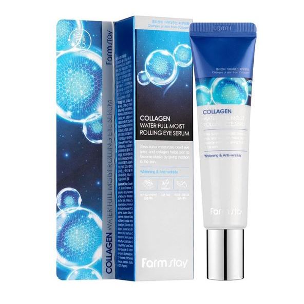 FarmStay Collagen Water Full Moist Rolling Eye Serum1